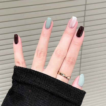 Premium Glittery Press-On Nail Set Brehn