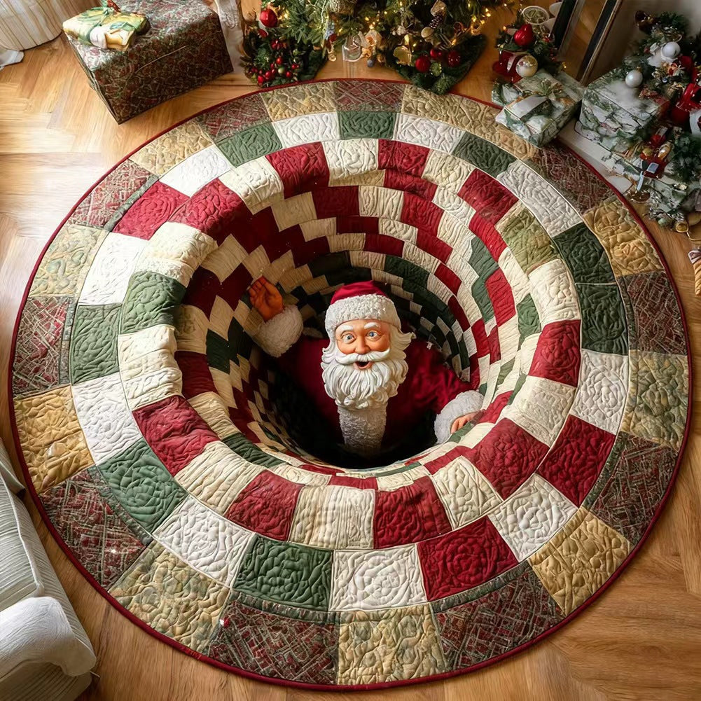 Weihnachts-Themen-Plüsch-Teppich