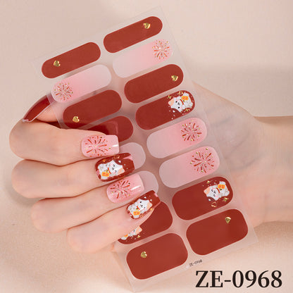 Urlaubs-Themen Nagelwraps