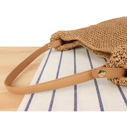Handtasche Aus Handgeknüpftem Naturmaterial mit Übergroßem Stauraum Brehn