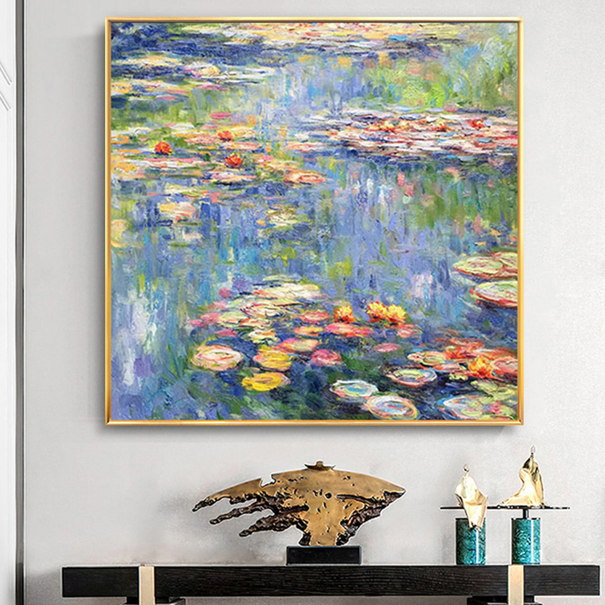 Floraler Impressionistischer Leinwanddruck