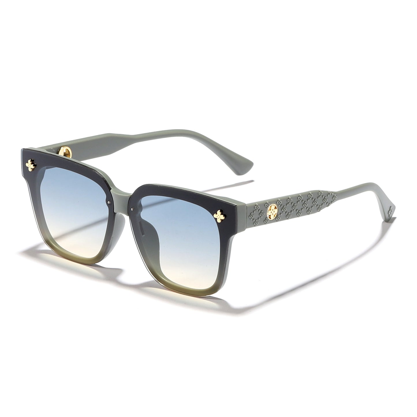 Damen modische Sonnenbrille mit extravagantem Rahmen und polarisierten Gläsern Brehn