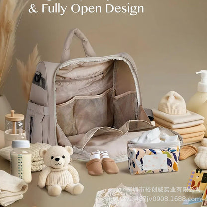Multi-Funktionaler Windelrucksack mit Wickelmatte Brehn