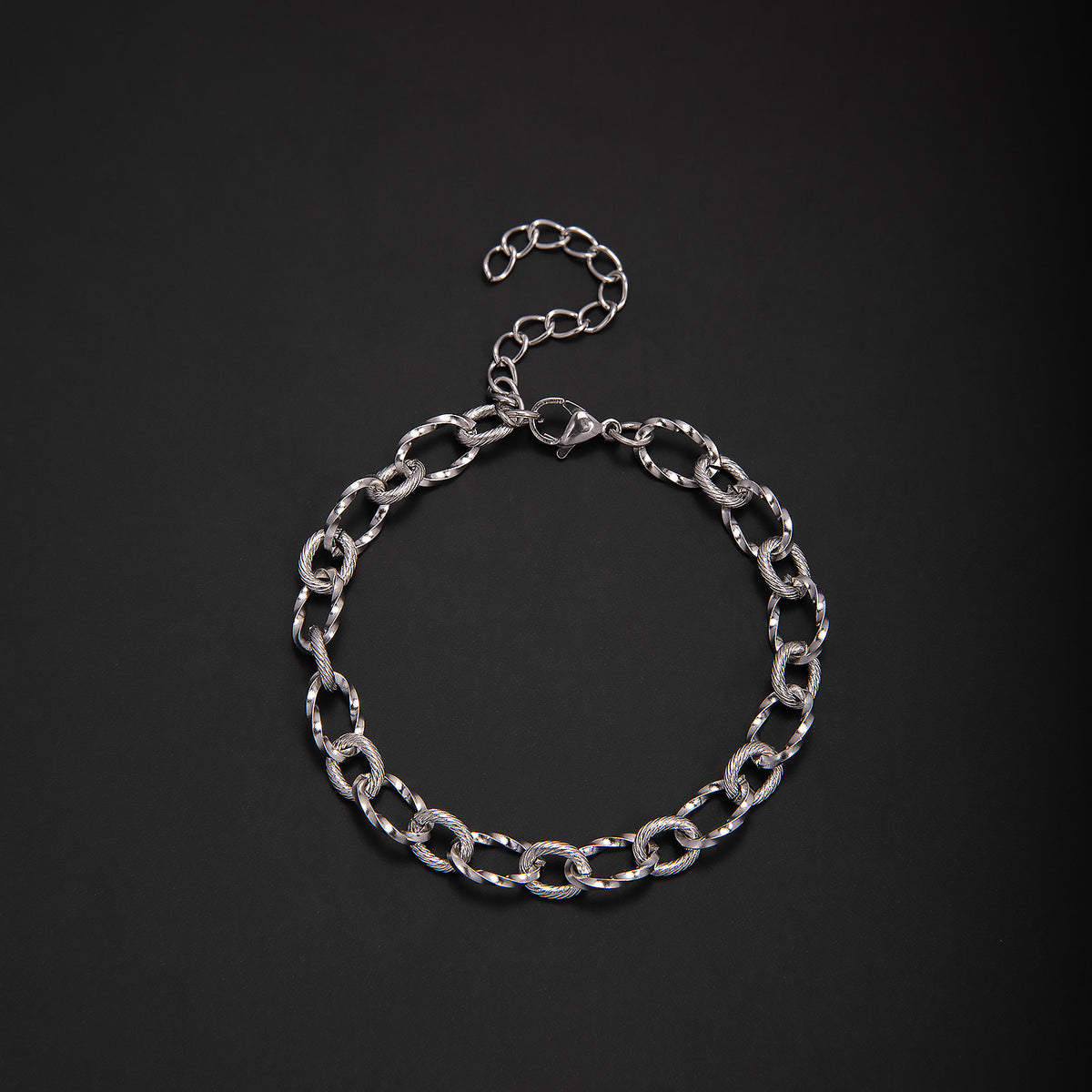 Vernetztes Metall-Gliederarmband Brehn