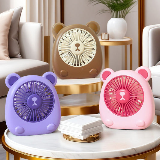 Damen Tragbarer Handventilator mit kreativem Bärendesign Brehn