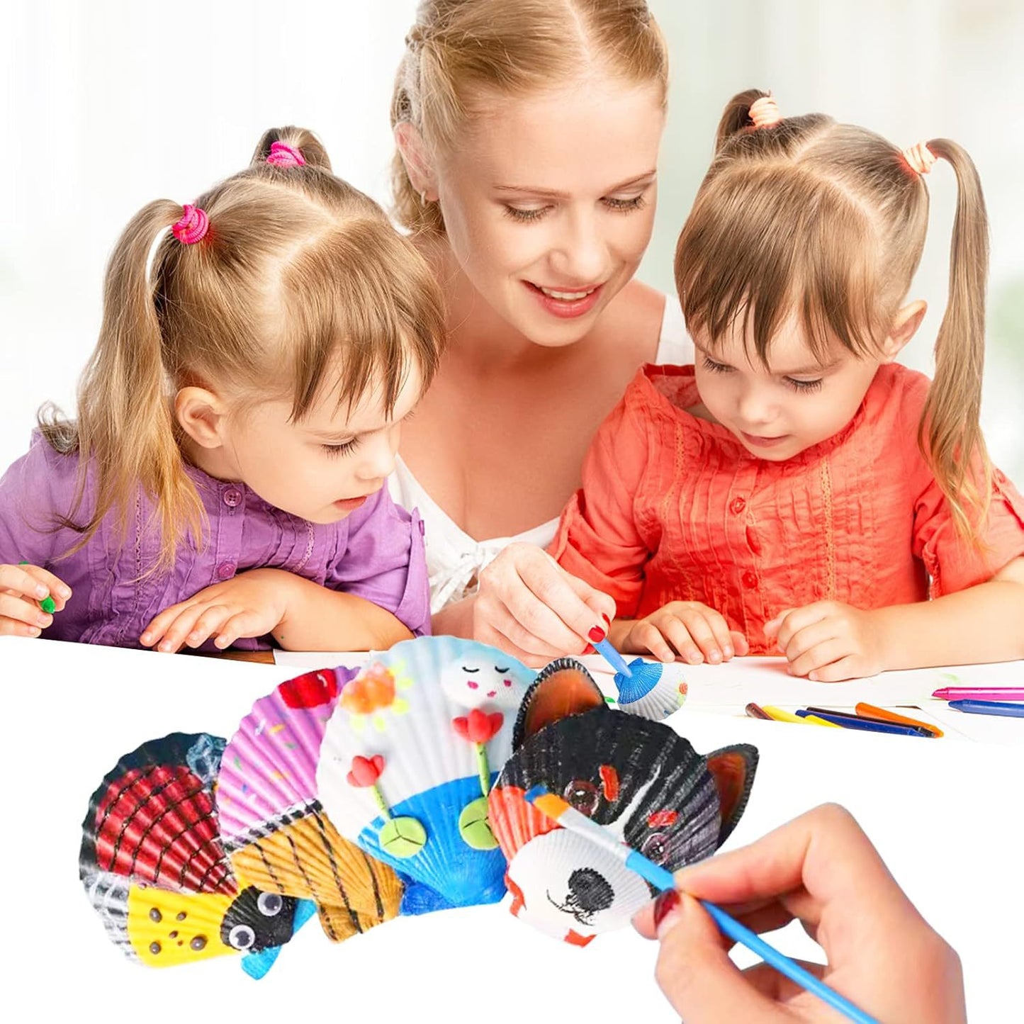 Unisex Kreatives Bastelset mit Muscheln und Farben Brehn