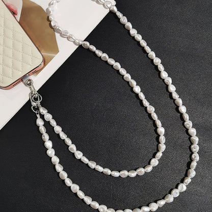Elegante mehrschichtige Perlenkette Brehn