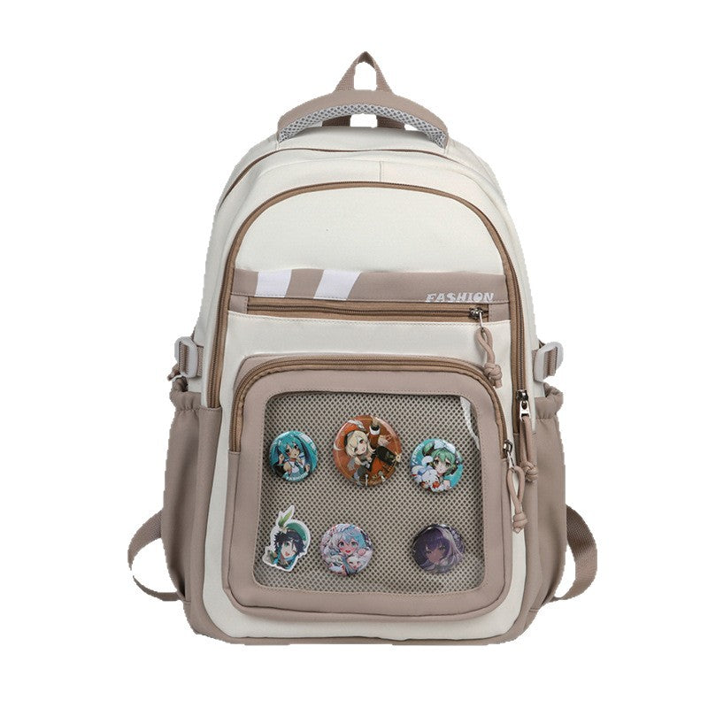 Stylischer Grafik-Patch-Rucksack Brehn