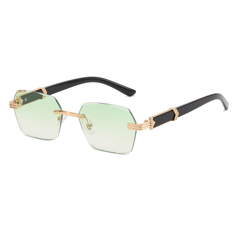 Damen Trendige geometrische Sonnenbrille Brehn