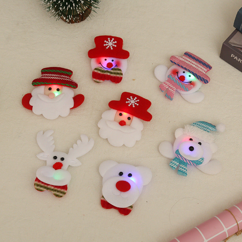 Weihnachts-Haarschmuck mit LED Lichtern Brehn
