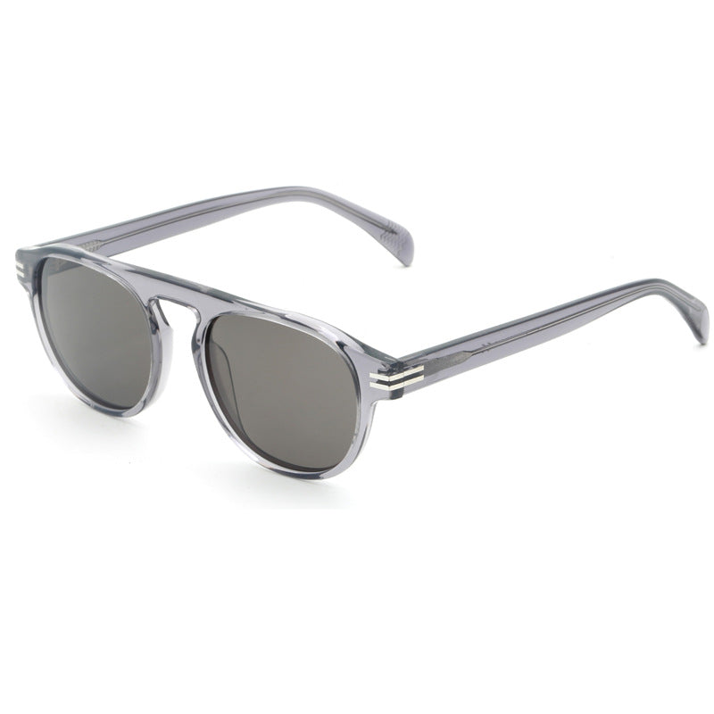 Damen modische Sonnenbrille mit schmalem Rahmen und stylischen Akzenten Brehn