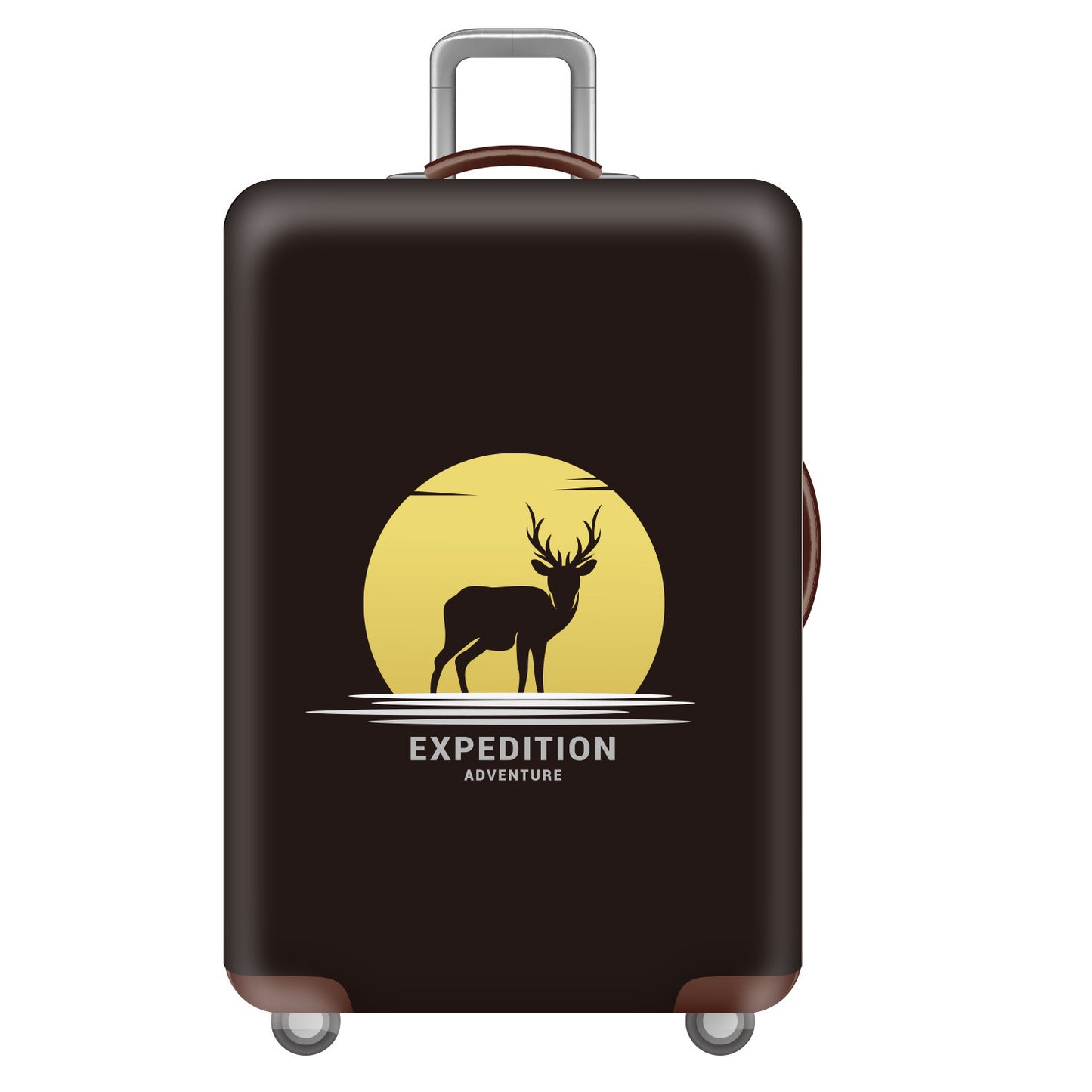Unisex Hartschalenreisekoffer mit witzigem Monsterdesign Brehn