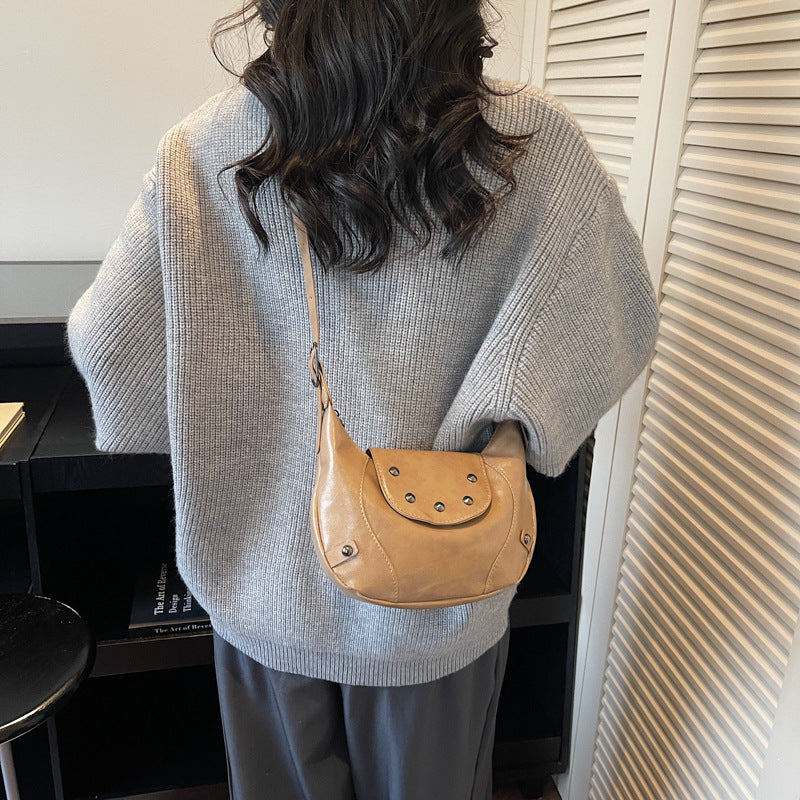 Stylische Leder Hobo Tasche Brehn