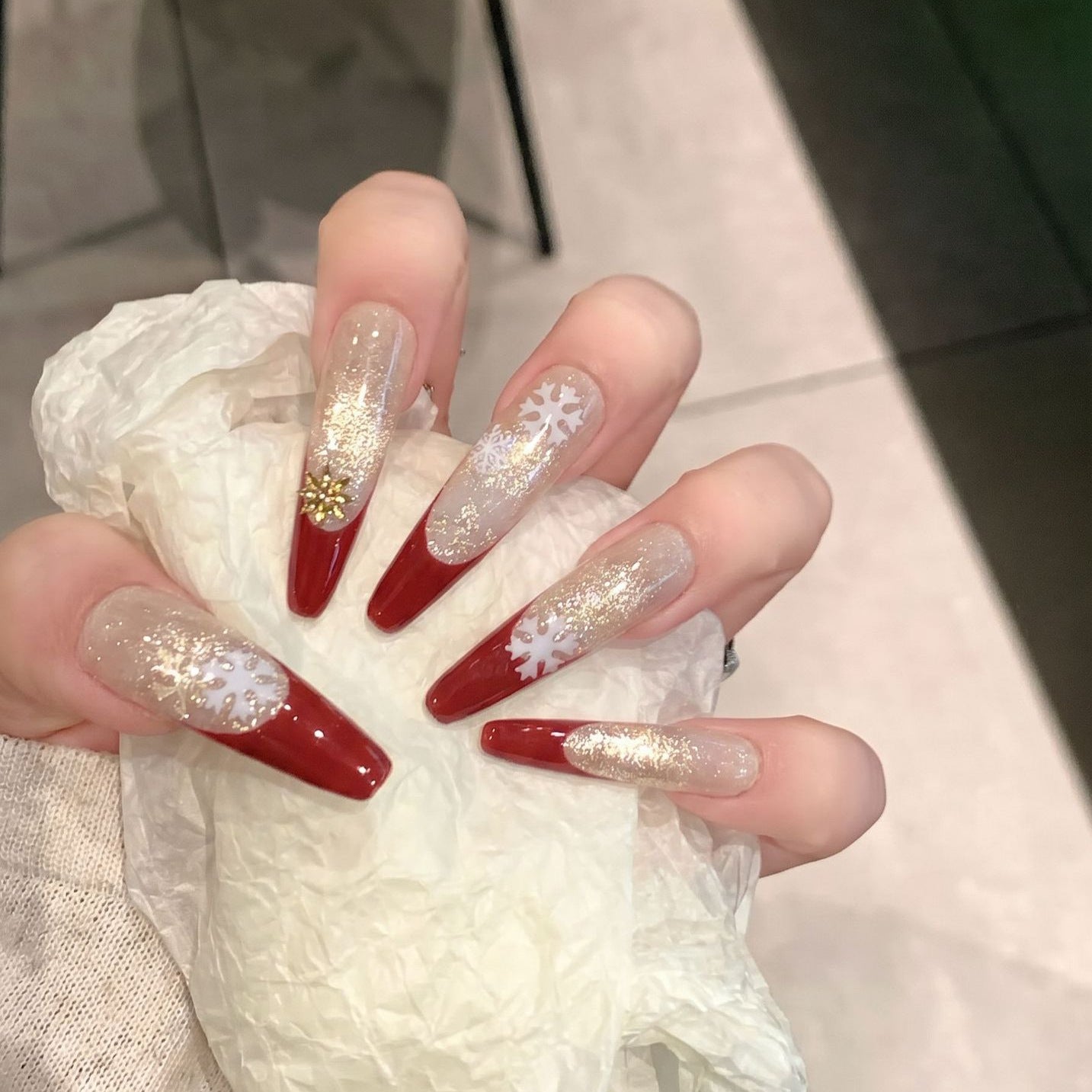 Luxuriöses Stiletto Nagel Kunst Set Brehn
