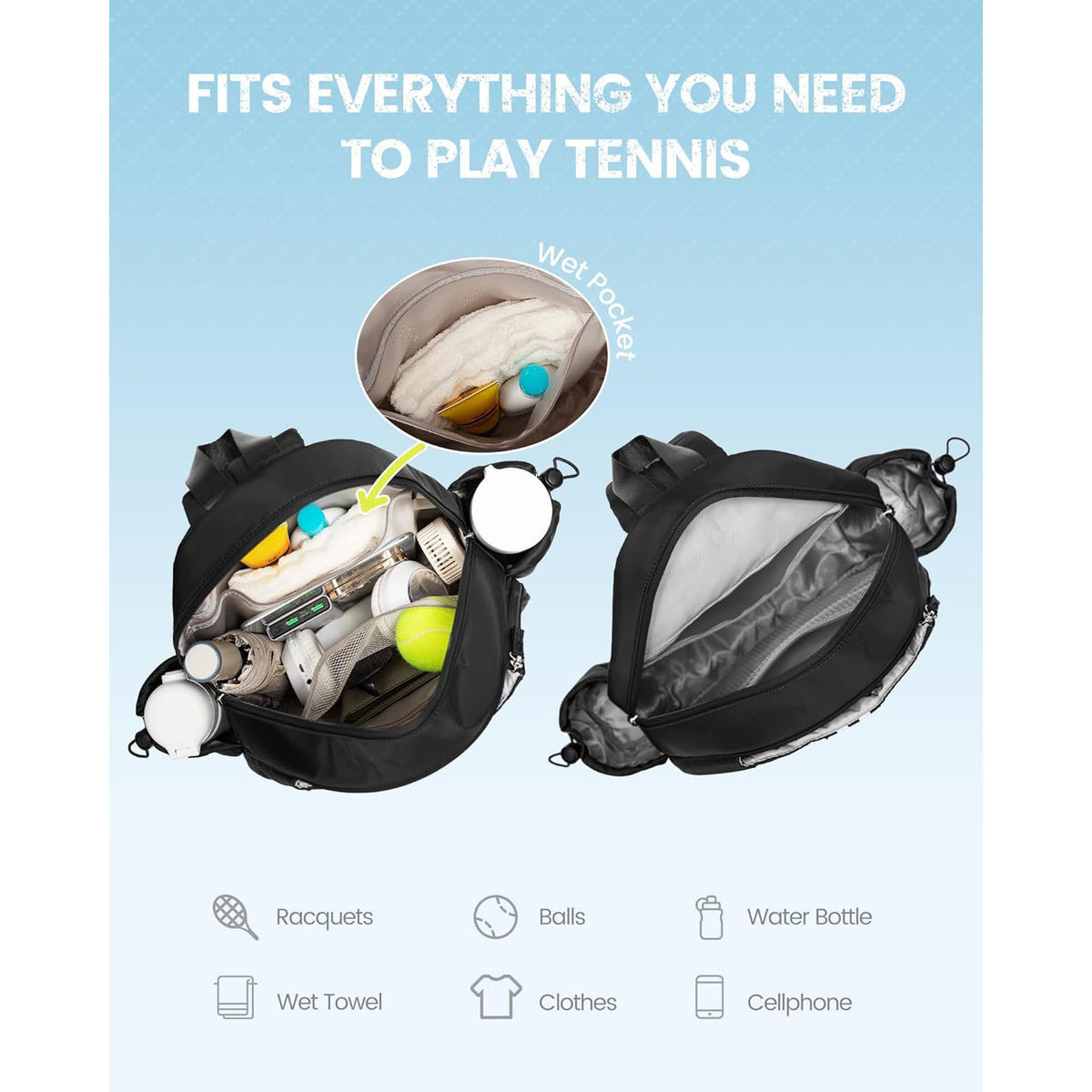 Tennis-Schläger-Rucksack
