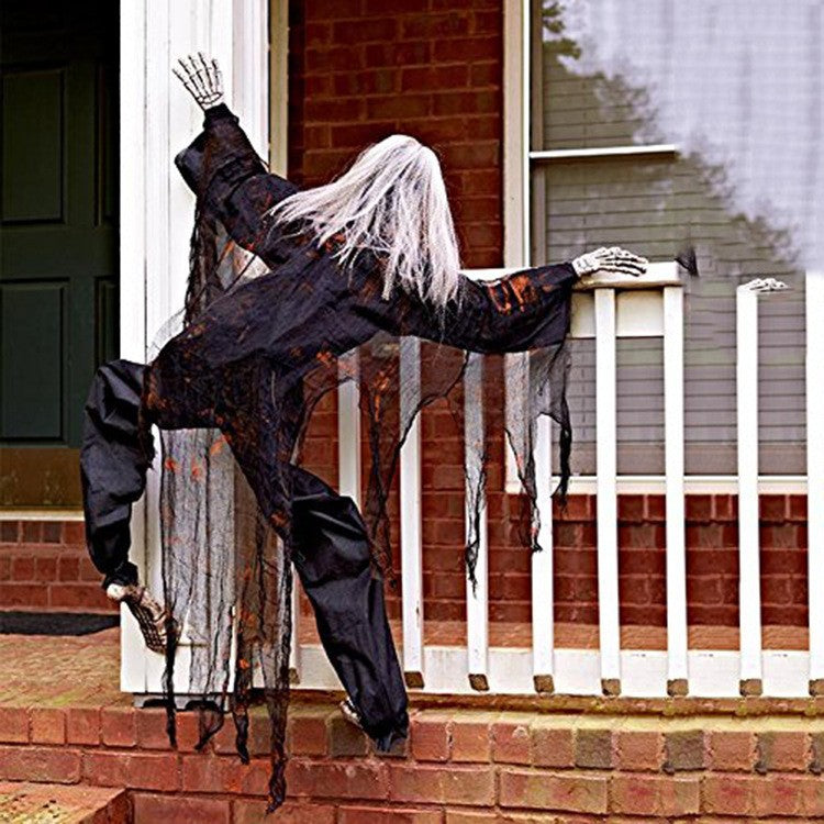 Creepy Kletternder Zombie Dekoration Brehn