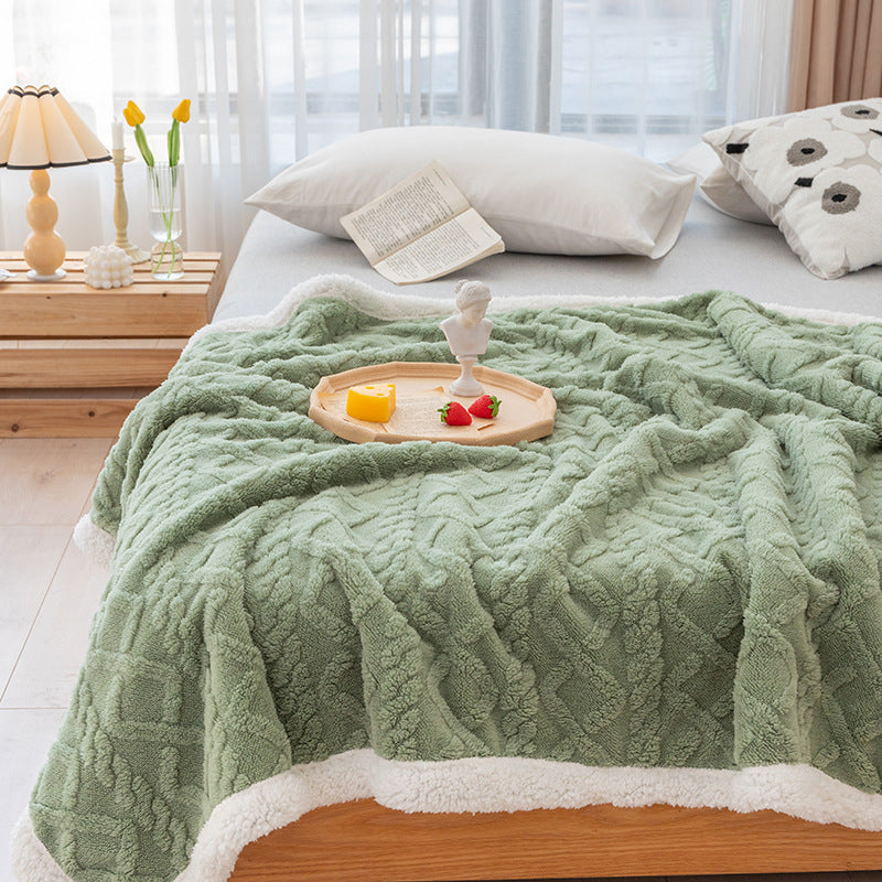 Gemütliche dekorative Wurfdecke