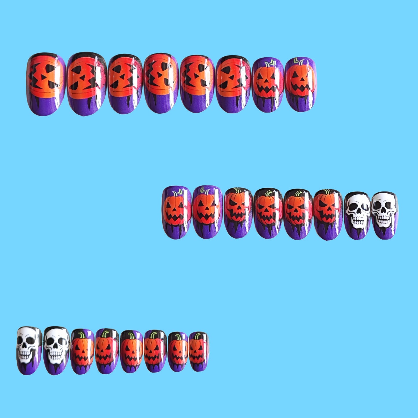 Halloween Nail Art Kunstnägel Brehn
