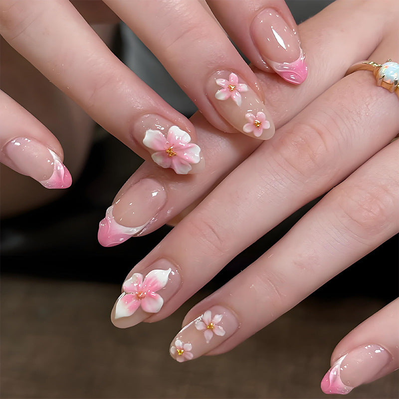 Floral Art Press-On Nail Set Brehn