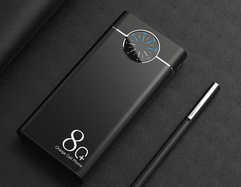 Tragbare Powerbank mit Innovativem Led-Display und Intelligenter Schnellladefunktion Brehn