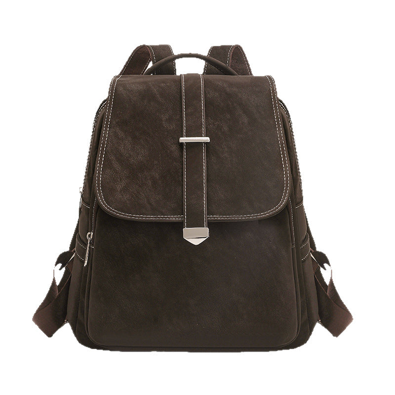 Stylischer Faux-Leder-Rucksack Brehn