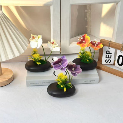 Eleganter Orchideen Dekorationstopf