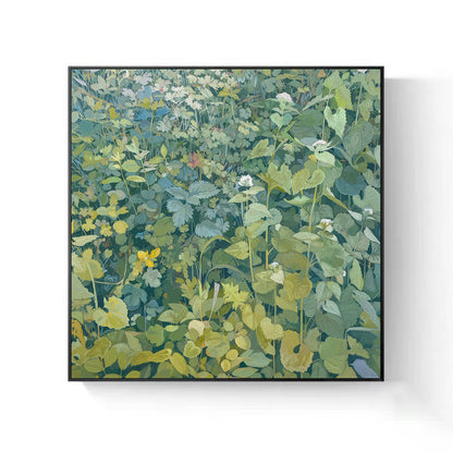 Florale abstrakte Wandkunst