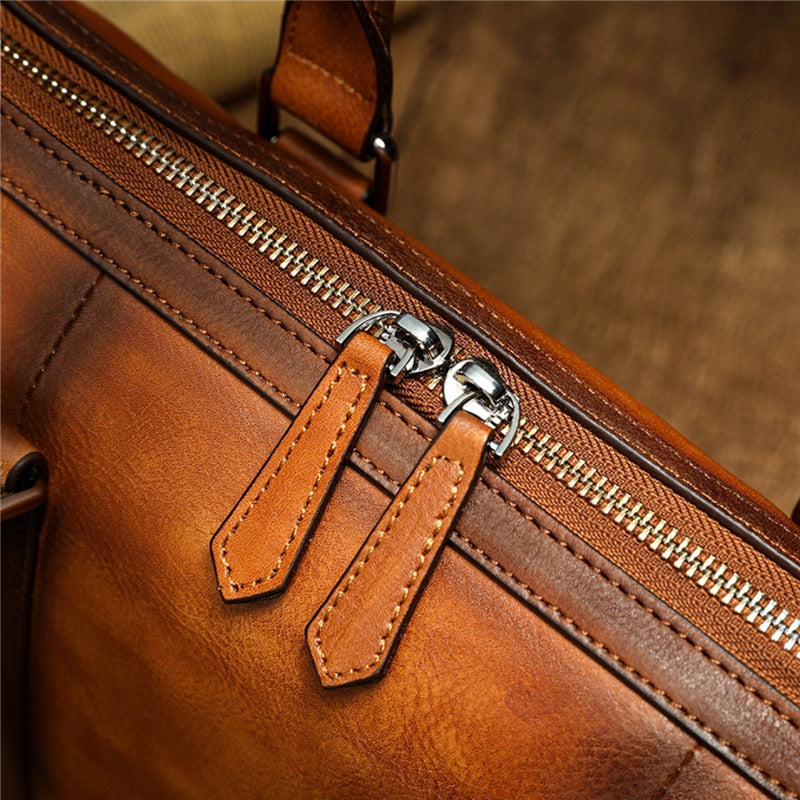 Elegante Aktentasche mit Herausnehmbaren Laptop-Fach Brehn