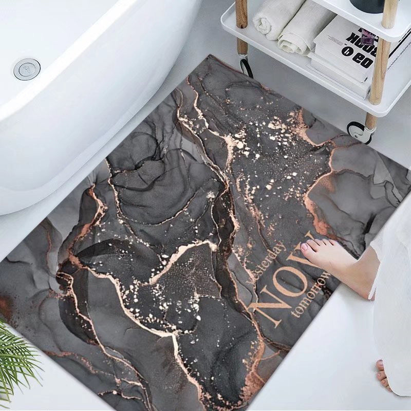 Luxuriöse Marmor Design Badematte Brehn