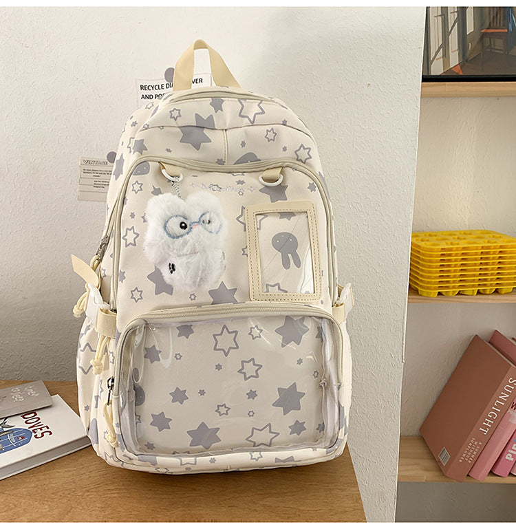 Sternmuster Transparente Vorder-Rucksack Brehn