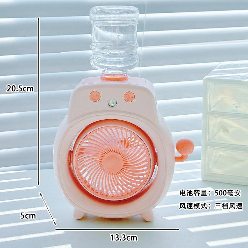 Damen Tragbarer Handventilator mit Wasserzerstäuber Brehn