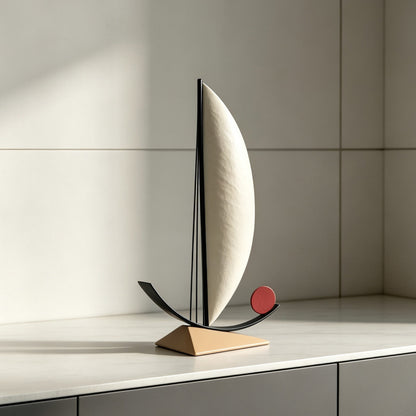 Zeitgenössische nautisch inspirierte dekorative Skulptur