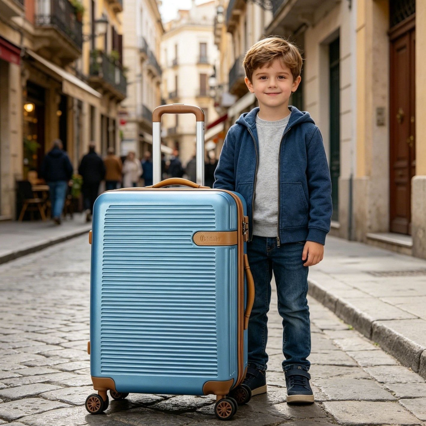 Unisex Hartschale Erweiterbare Spinner Reisekoffer Brehn