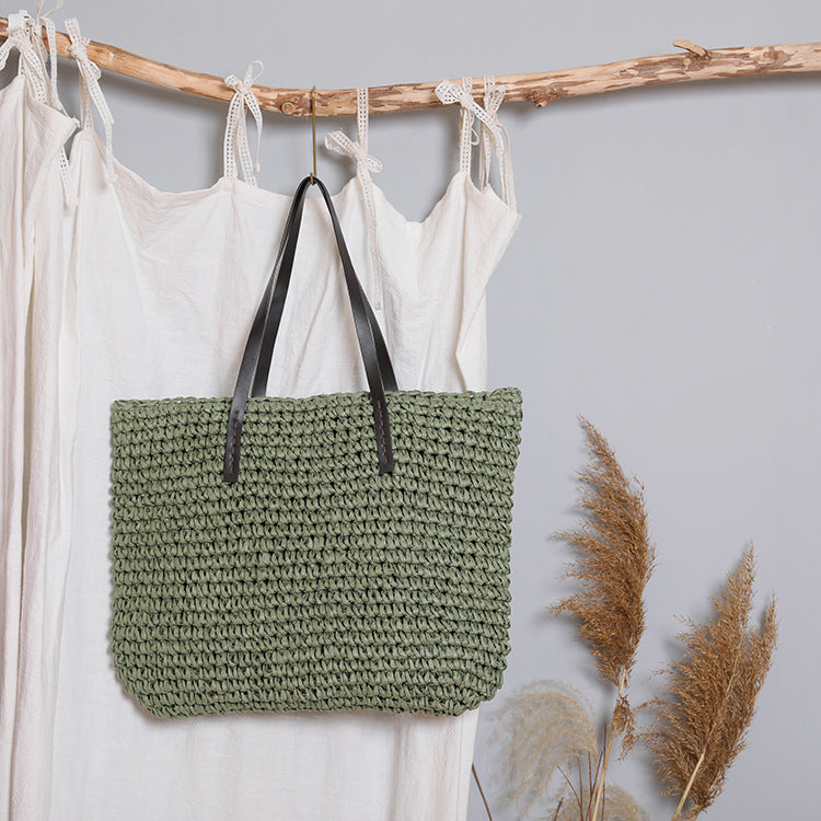 Handgefertigte Strandtasche mit Starker Struktur Brehn