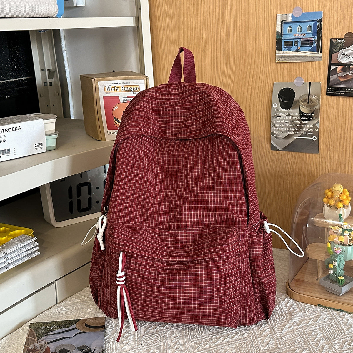 Stylischer Mehrfach-Taschen Tagesrucksack Brehn