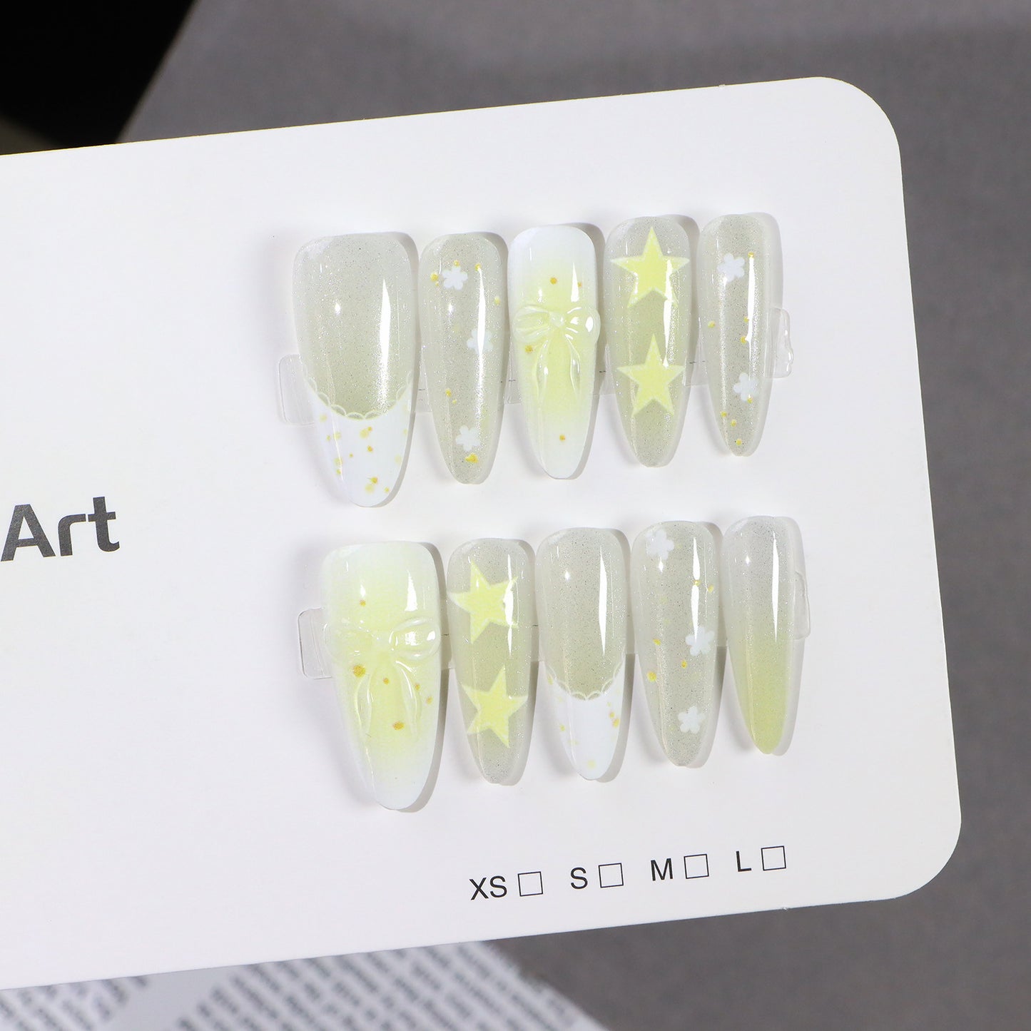 Sternen-Themen Press-On Nagelkunst Set Brehn