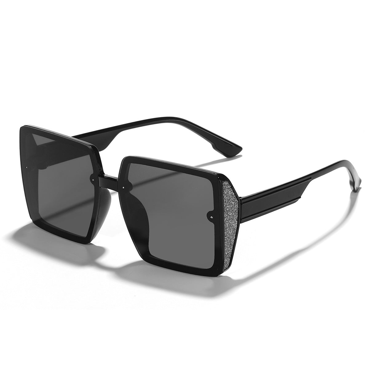 Damen oversized Sonnenbrille mit glänzendem Akzent Brehn