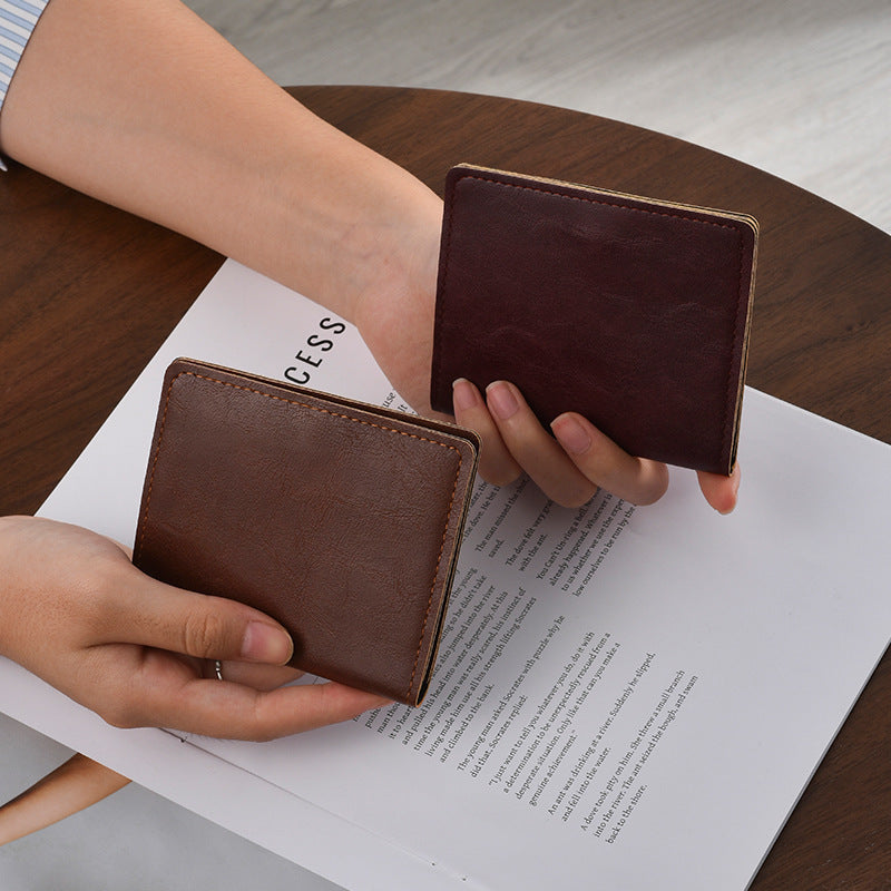 Kompakte Leder Reisebrieftasche Brehn
