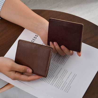 Kompakte Leder Reisebrieftasche Brehn