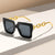 Stylische breite quadratische Sonnenbrille Brehn