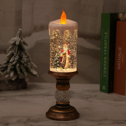 Weihnachtsdekoration Laterne mit Schneekugel Brehn