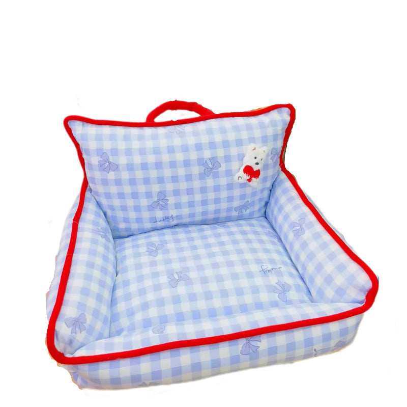 Schachbrett Komfort Lounge Hundebett
