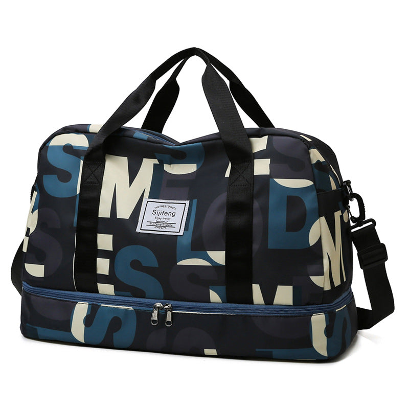 Stylische Grafikdruck Reise Duffle Tasche
