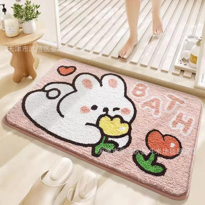 Kat Theme Plush Badmatte