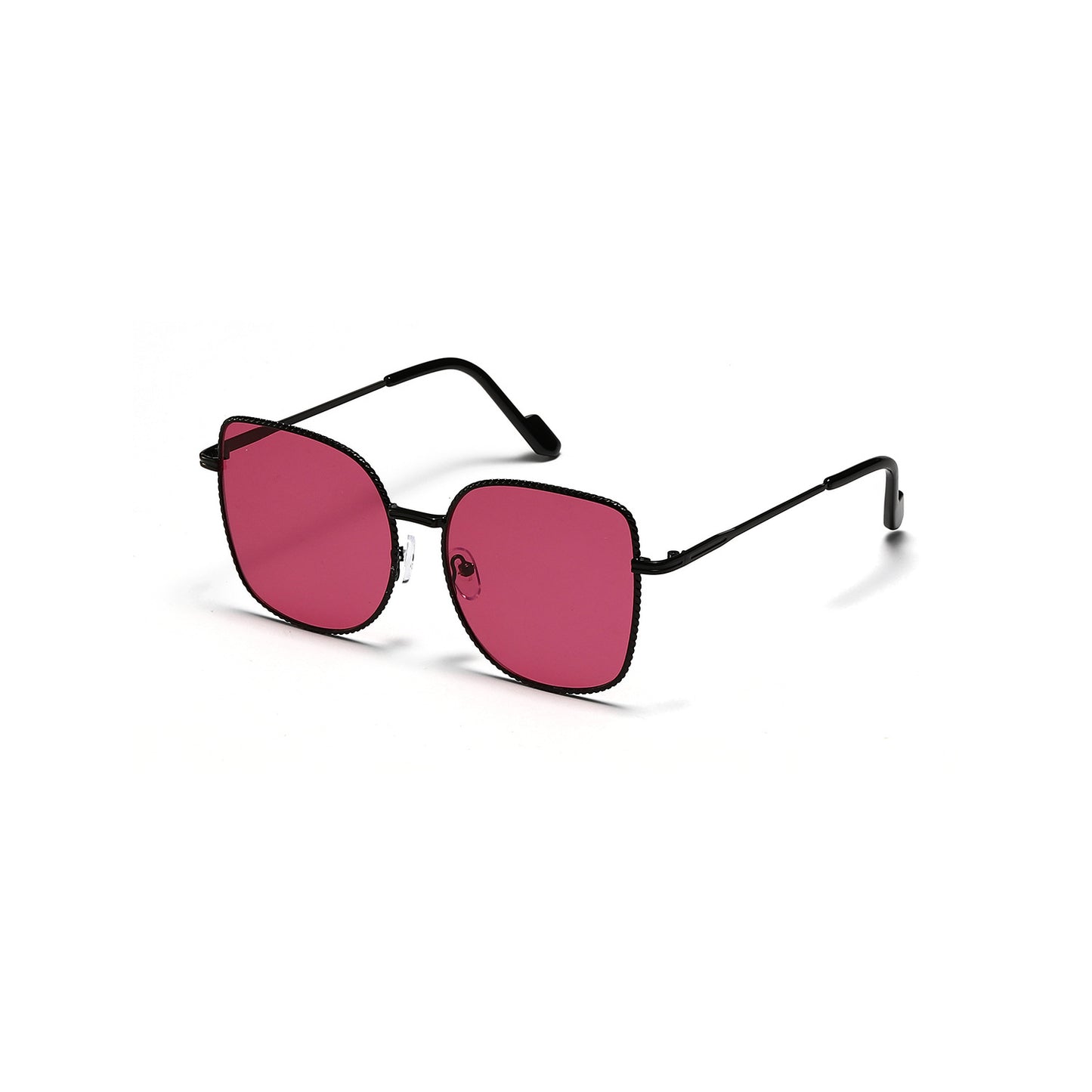 Damen modische oversized Designer-Sonnenbrille mit facettenreichem Rahmen Brehn