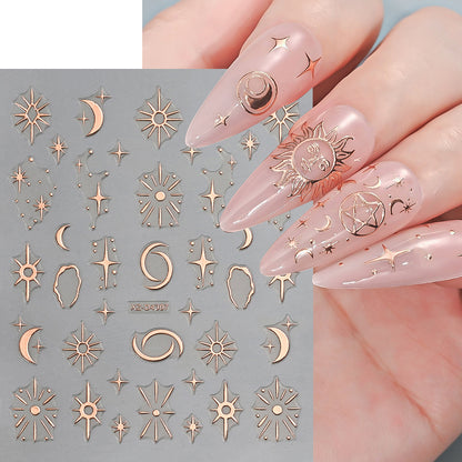 Nagelkunst Dekorative Folienaufkleber