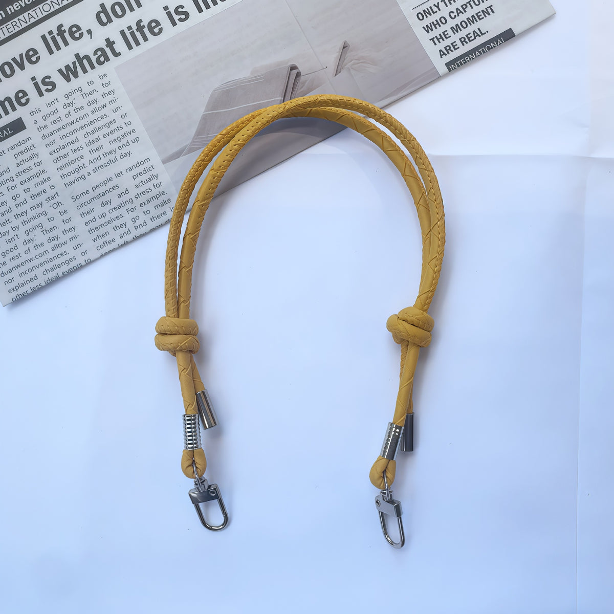 Premium geflochtener Lanyard mit ID-Halter Brehn