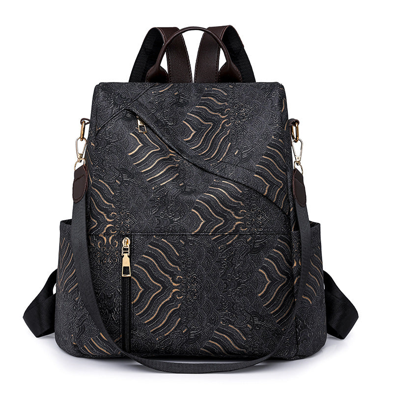 Chic Gemusterter Reise-Rucksack Brehn