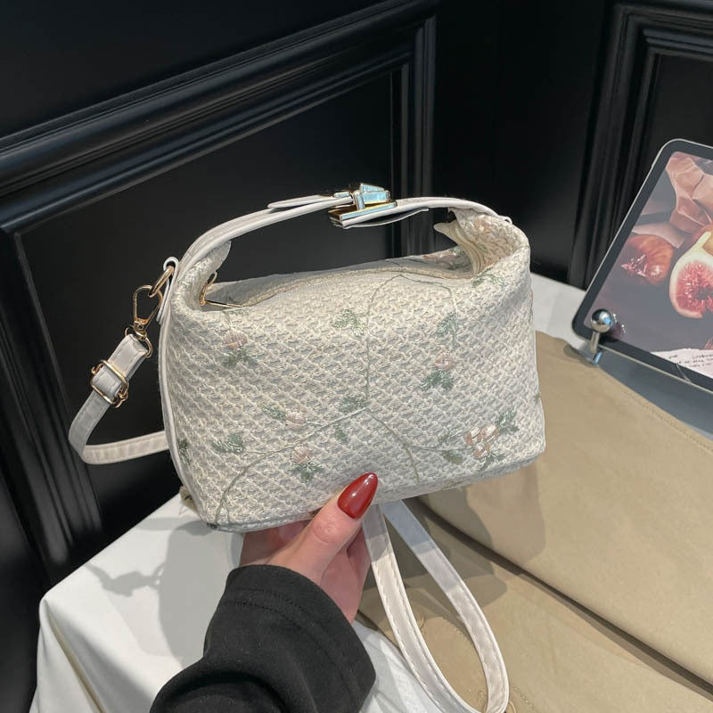 Bestickte Blumen Mini-Handtasche Brehn