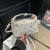 Bestickte Blumen Mini-Handtasche Brehn